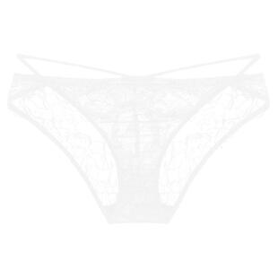 3条98元蕾丝内裤女纯棉裆白色细带少女士法式低腰三角裤夏季薄款