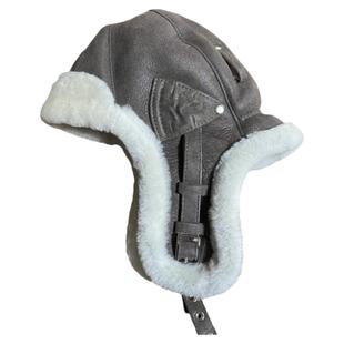 波兰制造时尚男女款冬季保暖皮毛一体柔软羊皮雷锋帽猎人帽包头帽