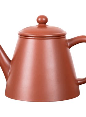 钦州坭兴陶集「光素球孔汲直壶」 名家大师精品 纯手工窑变茶壶