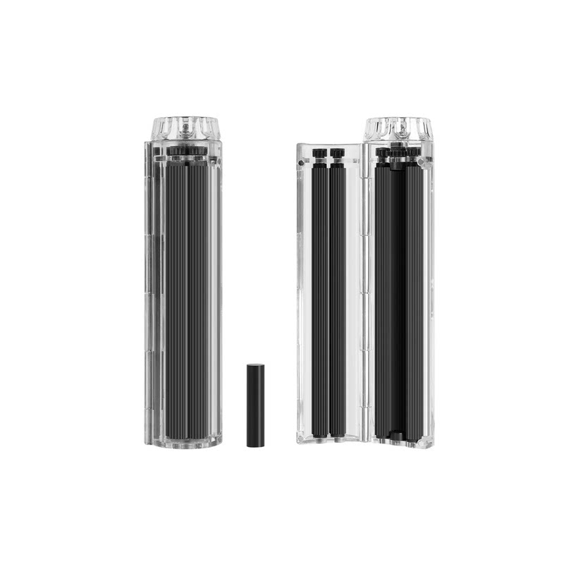 透明塑料手动旋转便携卷烟器6mm