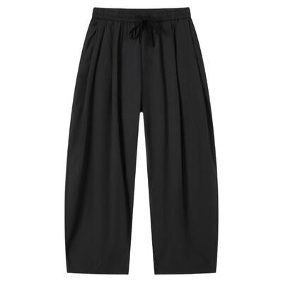 RS流石男装百搭休闲阔版九分裤子