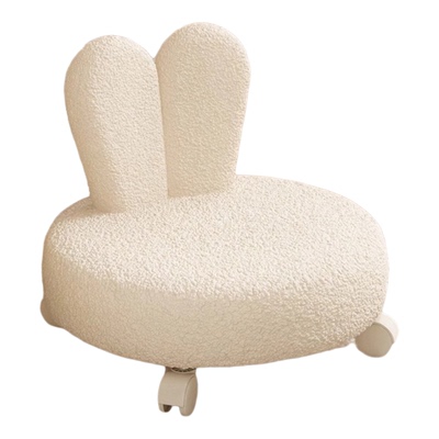 万向轮小凳子滑轮移动软坐垫创意