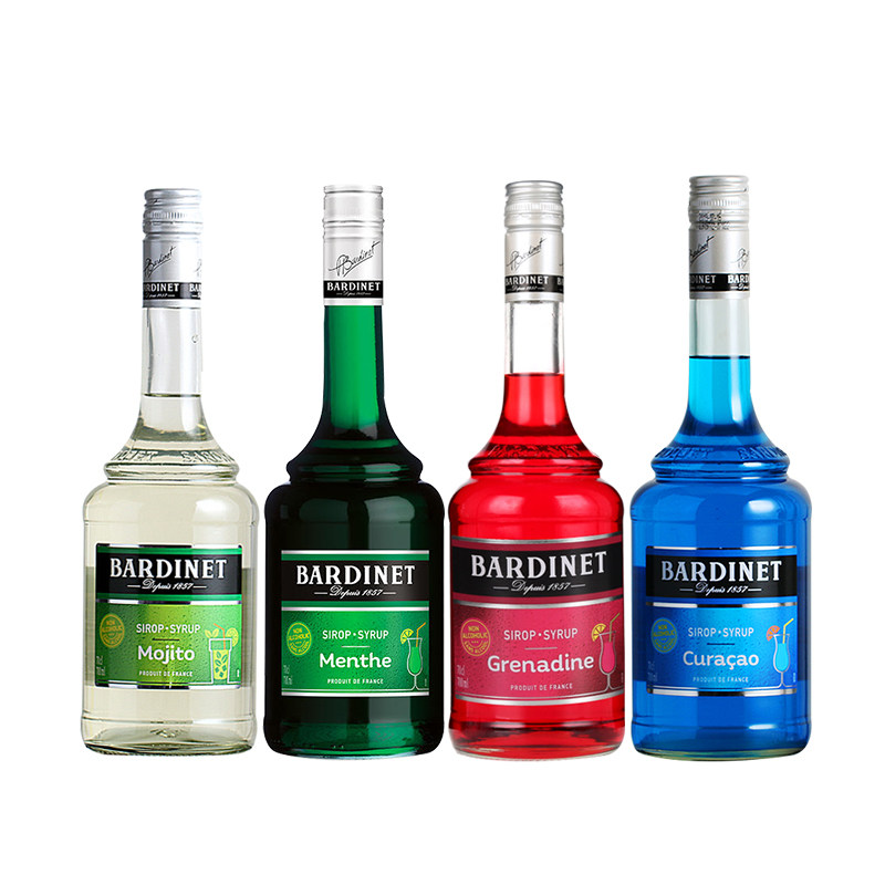 必得利红石榴绿薄荷糖浆莫吉托鸡尾酒调酒原料官方授权Bardinet