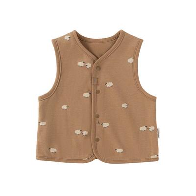 babylove纯棉春秋马甲