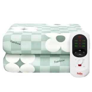 彩虹电热毯单人双人学生宿舍家用电褥子安全除螨2024新款官方正品