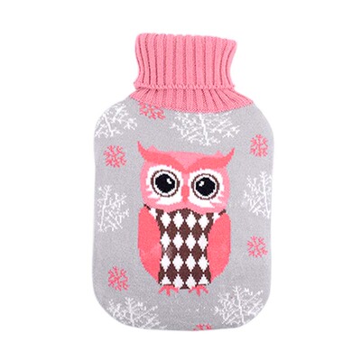 毛线针织高领橡胶热水袋