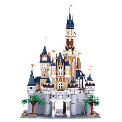 迪士尼乐园大型城堡拼装积木玩具