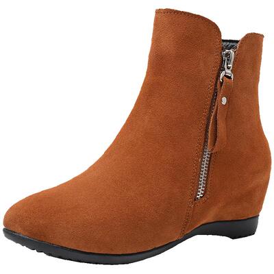 磨砂牛皮内增高单棉可选舒适