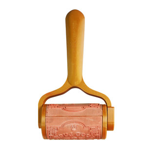 滚轮筒印章定制新年拓印图案DIY文创活动红包利是封印章雕版年画