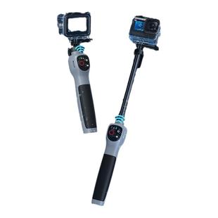 泰迅适配gopro13/12/11/10/9/8水下遥控自拍杆适配gopro运动相机潜水遥控自拍杆30米防水蓝牙自拍杆gopro配件