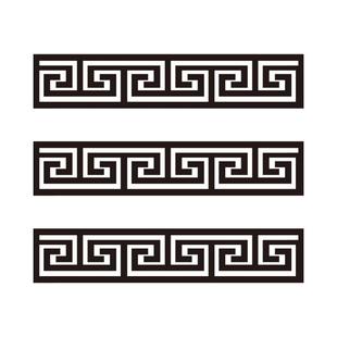 中式吊顶装饰贴亚克力立体镜面墙贴自粘天花板边框条顶角腰线镂空