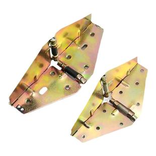 折叠餐桌合页90度180度暗藏式翻板十字弹簧折页蝴蝶铰链五金配件