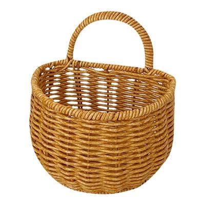 葱姜蒜收纳篮仿藤编织篮水果篮