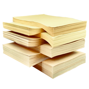 全开牛皮纸大张a0A1半开超大加厚复古牛皮卡纸手工素描彩铅绘画画专用包装包书皮花350g服装打版纸全木浆美卡