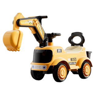 婴幼儿小车溜溜车儿童挖掘机滑行可坐人可骑扭扭工程挖土机学步车
