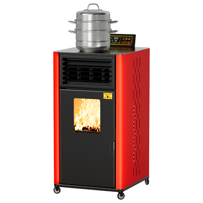 2025新型智能冬天生物质颗粒采暖炉家用取暖炉室内农村烧燃料柴火
