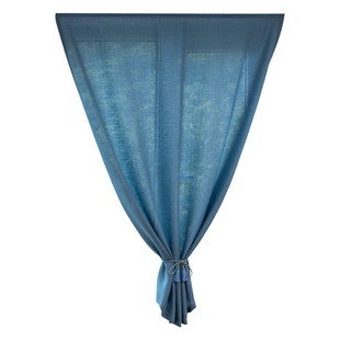 免打孔魔术贴窗帘窗纱帘法式白色蕾丝客厅阳台飘窗门帘隔断穿杆帘