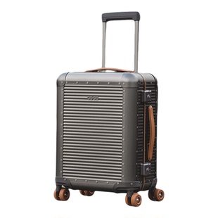 【新品】CECE全铝镁合金行李箱男女商务旅行拉杆密码箱20寸登机箱
