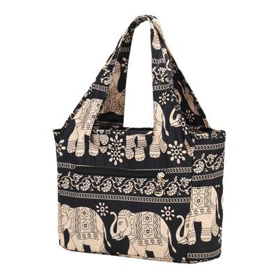 帆布拎包女士防水尼龙单肩简约轻便手提大包女2024年新款牛津布包