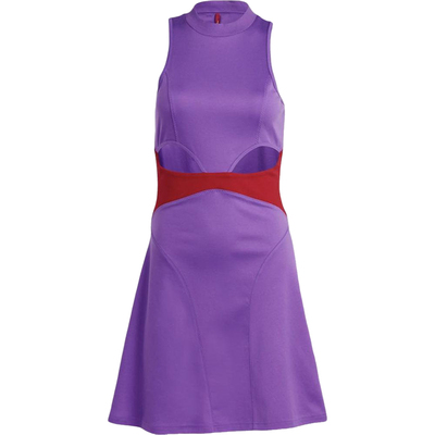 Adidas/阿迪达斯正品RUI ZHOU女士透气休闲经典镂空连衣裙IU0169