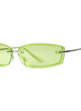 清凉感果冻色UV400窄框太阳眼镜