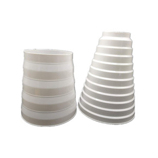 管道变径油烟机180变径接口 塑料圈大小头转接头新风变口80-200mm