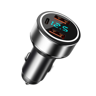 车载充电器手机超级快充头点烟器转换插头车充插座汽车用usb接口