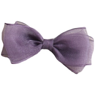 原创设计大号蝴蝶结弹簧夹顶夹发夹发卡女纱日系reefur梨花雪纱