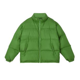 WASSUP基础立领羽绒服冬季加厚保暖羽绒服外套男女情侣纯色面包服