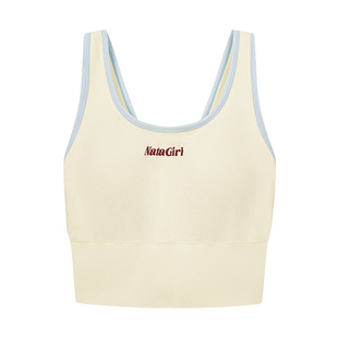 奶糖女孩经典沙漏衣打底背心女带胸垫美背可外穿内搭运动文胸上衣