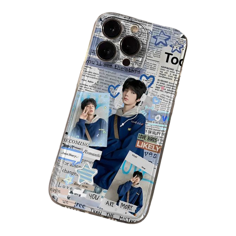 iPhone17苹果13创意华为NOVA15透明ins风12ProMax软适用14PLUS手机壳OPPORENO16小众海报风王桷杰VIVOIQOOZ11