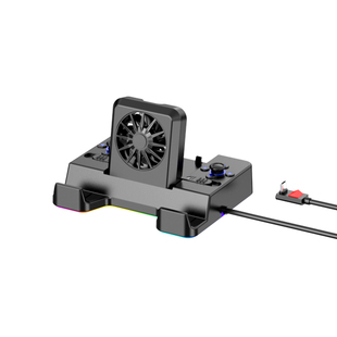 适用steamdeck拓展坞底座rog掌机usb扩展支架Switch电视HDMI投屏转接手机网线灯光散热器配件开源win奥本联想