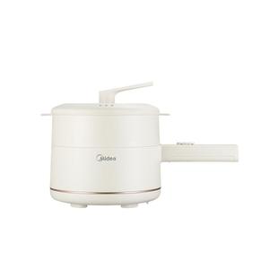 美的电煮锅小型迷你火锅学生宿舍泡面不粘锅家用多功能蒸煮小电锅