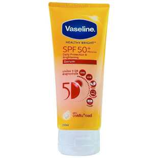 Vaseline镁白精华防晒霜SPF50+物理防晒300ml学生军训户外神器