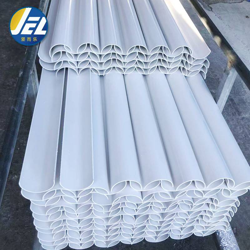 PVC半圆管塑料包边半圆形边条过水管c型管开边管110 160 200