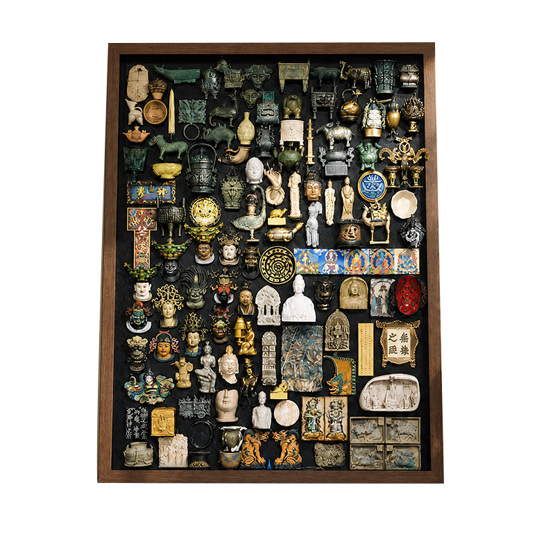长远立体冰箱贴展示板三合一组合