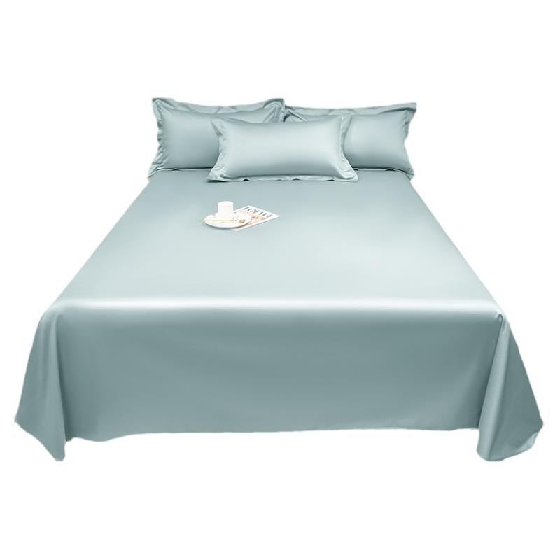 A类200支纯棉床单单件100全棉宿舍单双人学生被单被套枕套三件套