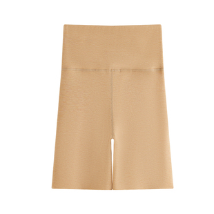 保暖短裤女高腰安全裤无痕三分打底裤德绒发热羊毛加绒紧身裤秋冬