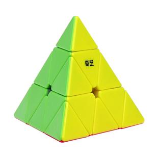 奇艺三角形金字塔魔方异形三阶魔方儿童动脑益智玩具女孩男孩6岁