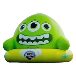 定制PVC闭气充气大黄鸭气模充气马年吉祥物气模充气水上漂浮卡通