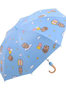 天堂小学生雨伞儿童自动直杆伞