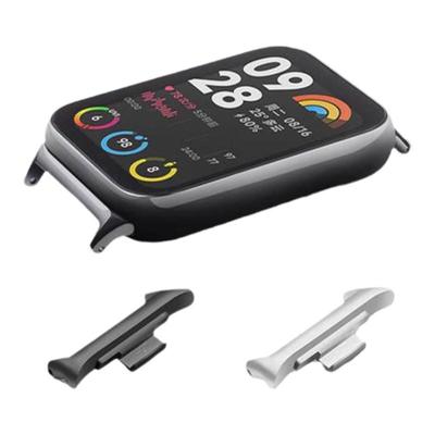 适用红米watch6/5/4手表表带不锈钢金属原款连接器Redmi watch3/2/1代男女生青春版18/20/22mm手环开模无缝