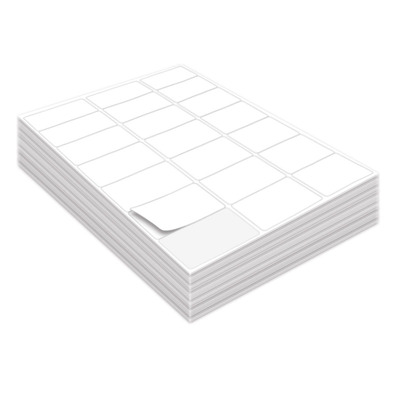 防水白色a4不干胶空白PP仓库标识