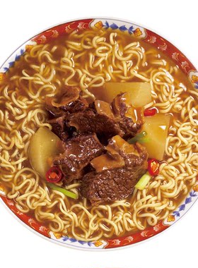 方老九柱侯牛腩方便面速食食品宿舍夜宵早餐免煮泡面袋装100克5包