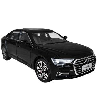 奥迪a6l轿车合金正版小汽车模型原厂豪华仿真儿童玩具车男孩摆件