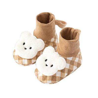 今初新生婴儿纯棉春秋季防掉鞋套