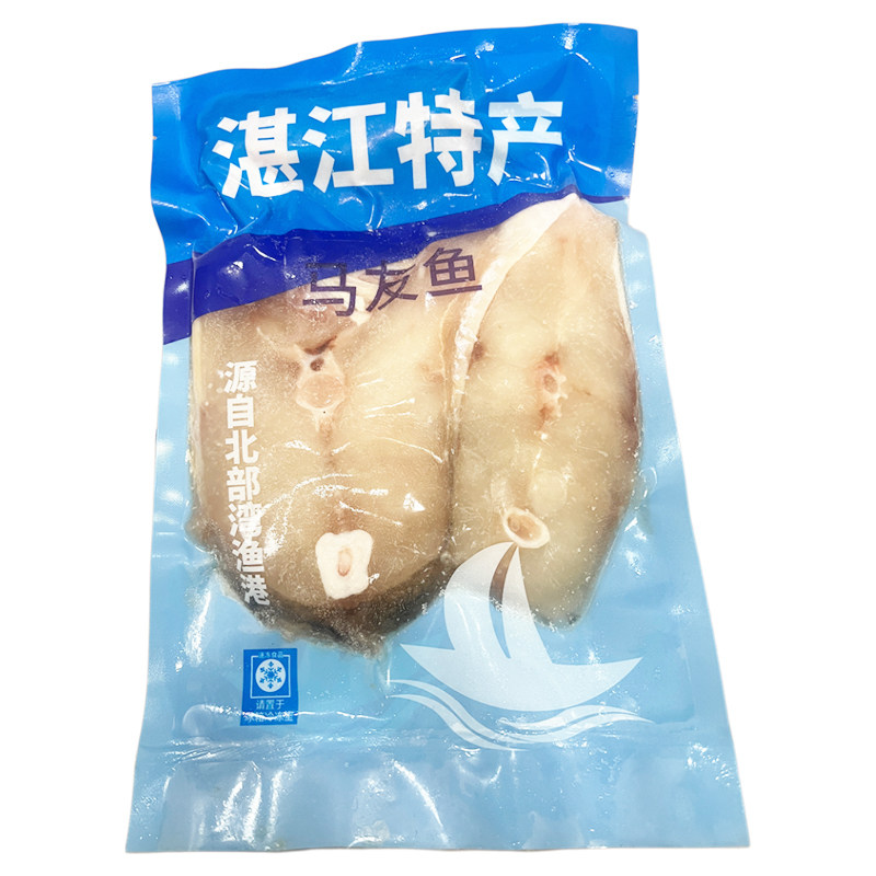 湛江一夜埕马鲛鱼中段淡盐海鲜
