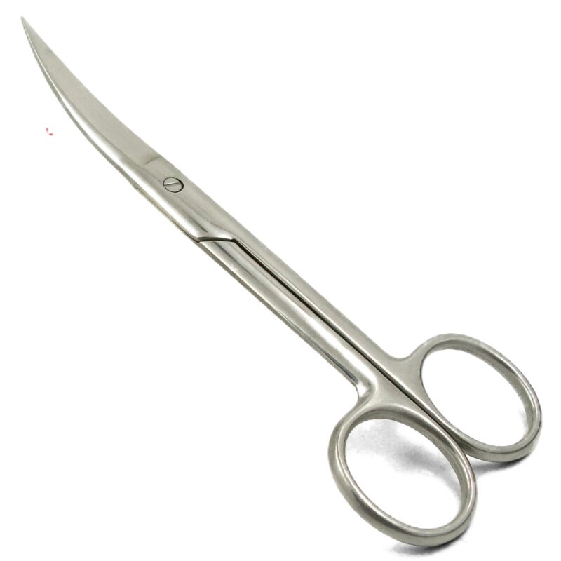 不锈钢大弯剪双眼皮贴剪刀美目贴通用剪刀锋利一剪成型大号14cm