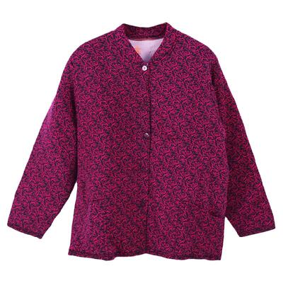 中老年人驼绒加厚棉袄女大码保暖