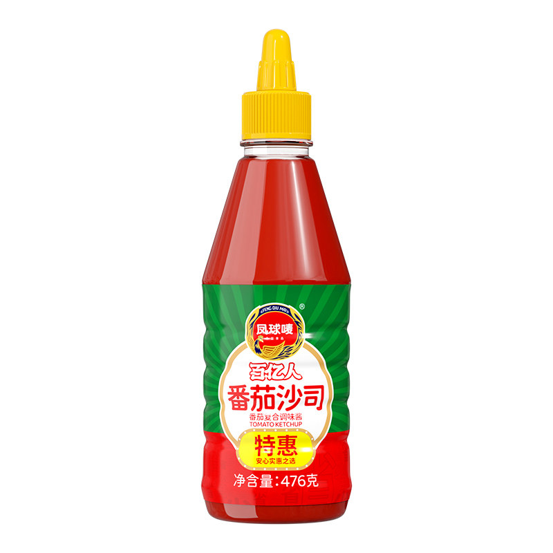 凤球唛番茄酱沙司476g新疆红番茄酱